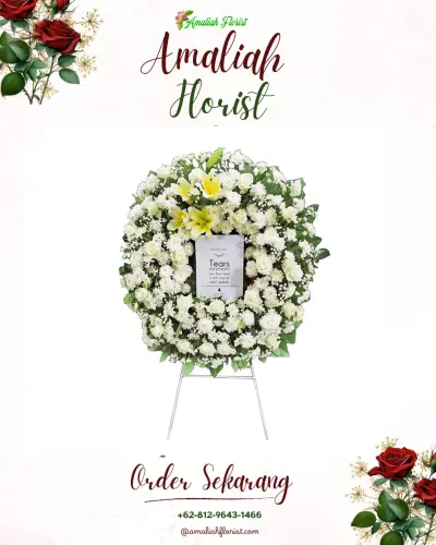 Krans Bunga Duka Cita di Golden Tulip Galaxy Banjarmasin